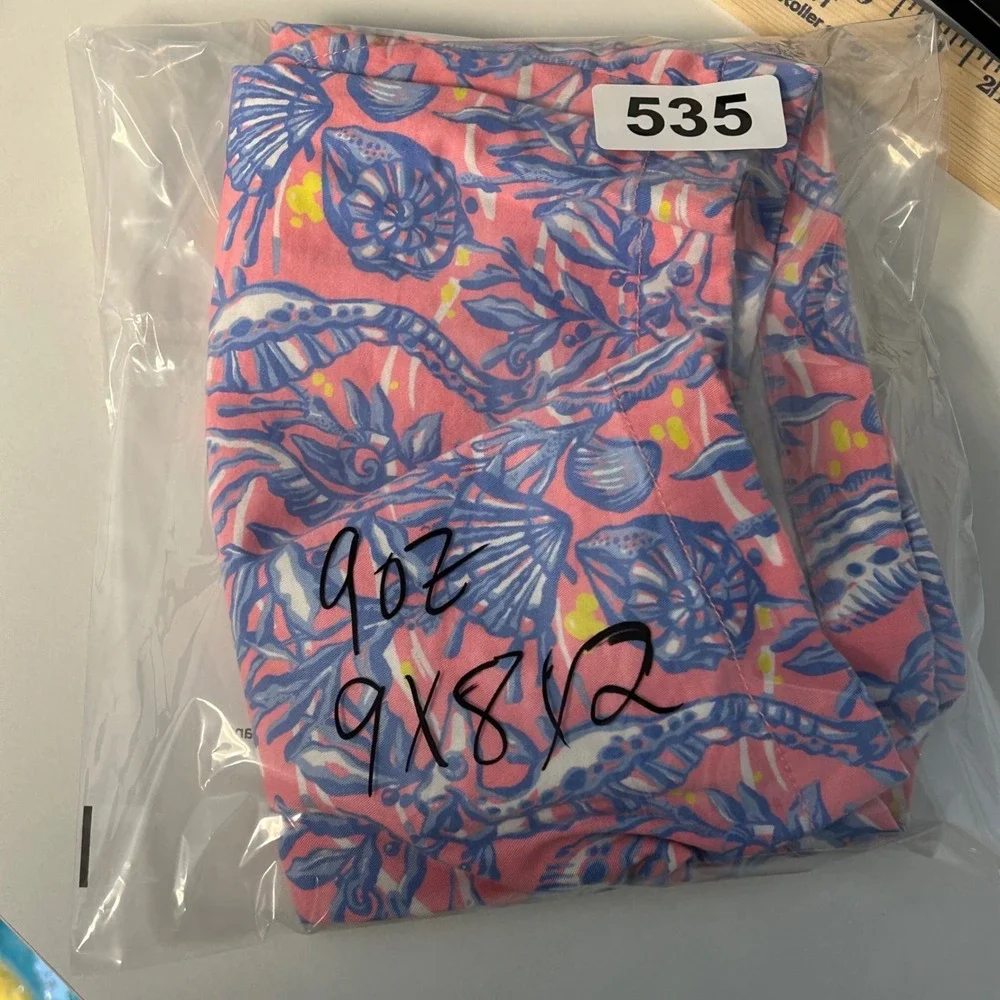 Vineyard Vines Seahorse Shell Coastal Print Shorts Pink Blue Women Size 4‎
